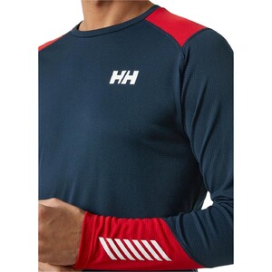 2024 Helly Hansen Mnner Lifa Active Crew Base Layer 49389 - Navy